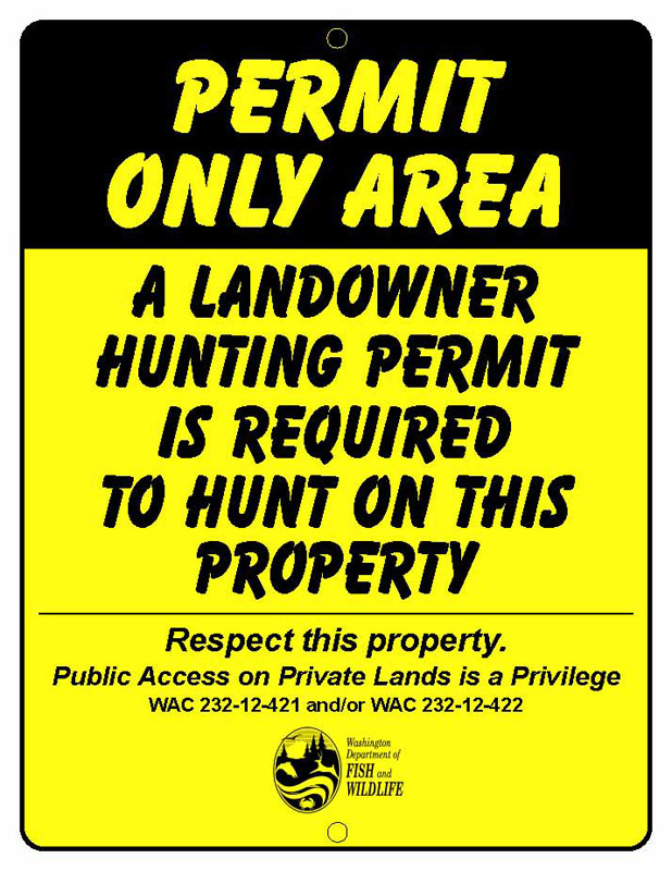 Landowner Hunting Permit