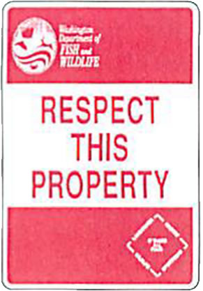 RESPECT THIS PROPERTY